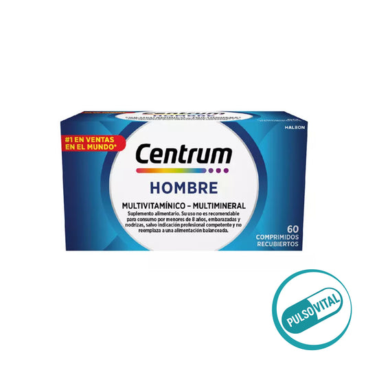 Multivitaminico - Centrum Hombre 60 comp - Vitaminas y minerales